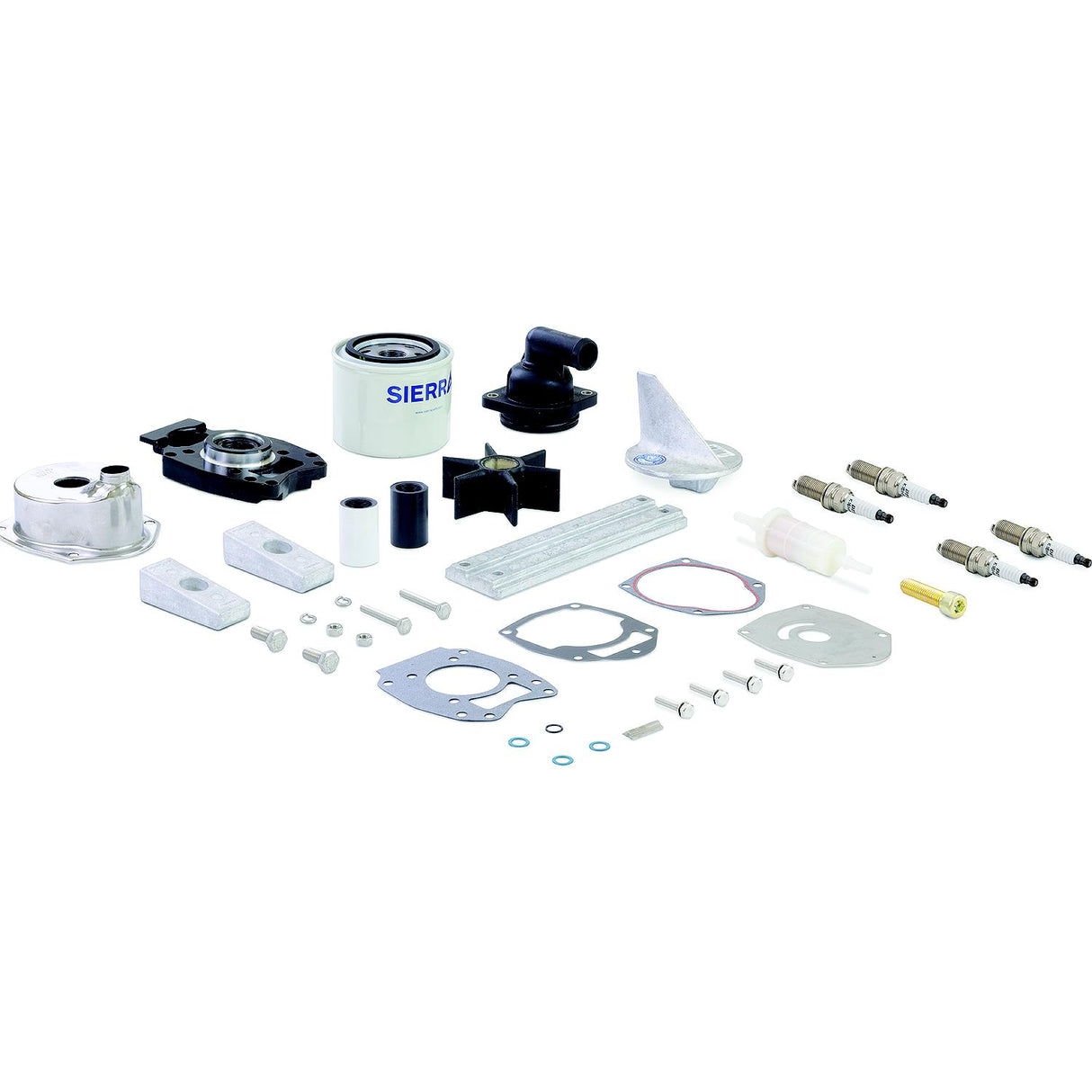 Sierra 9243 Outboard Maintenance Kit - Mercury 75, 90, and 115 HP, 3-cylinder, 4-stroke O/B's, Fits with S/N's 1B366823 to 2B094995