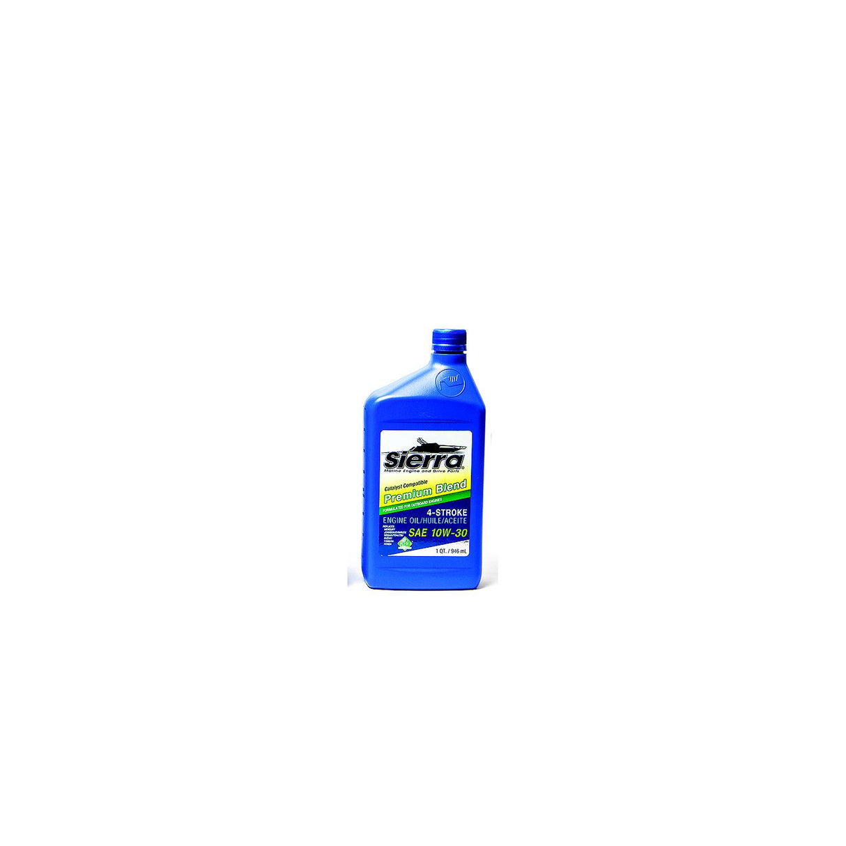 Sierra 9420CAT3 4-Stroke Mineral Forumulation Marine Outboard Engine Oil, 10W-30, Gal