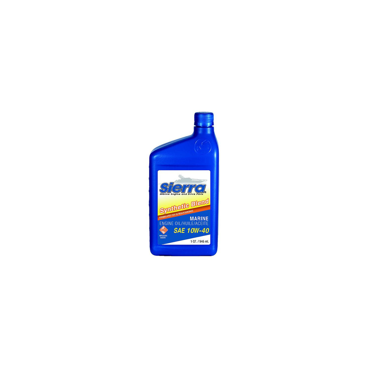 25W50 FCW 4-Cycle Outboard Synthetic Blend Oil, 4L