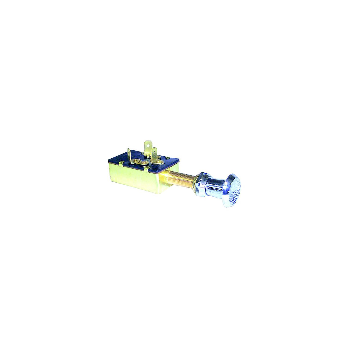 Sierra MP39590 On/Off/On SPDT 4 Blade Terminal Heavy Duty Push Pull Switch | Chrome & Plastic Knob