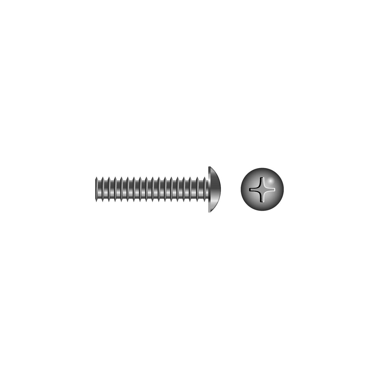 Phillips Machine Screw - Truss Head
10-24 x 1"