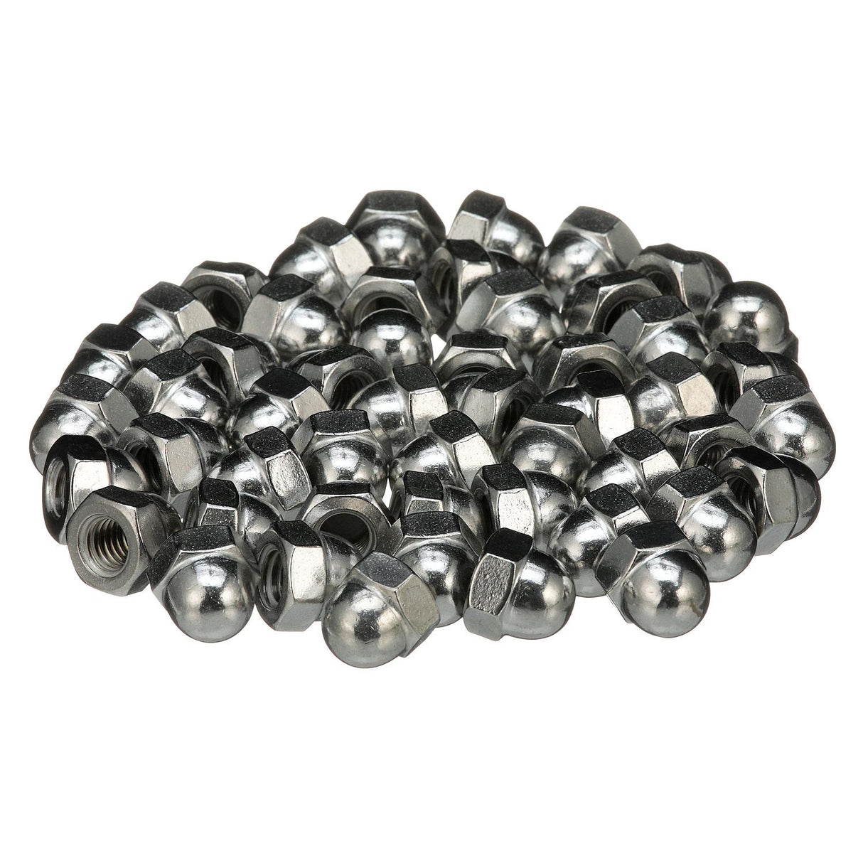 Seachoice 18-8 Stainless Steel Acorn Cap Nuts, 3/8-16 Size, Pack of 50