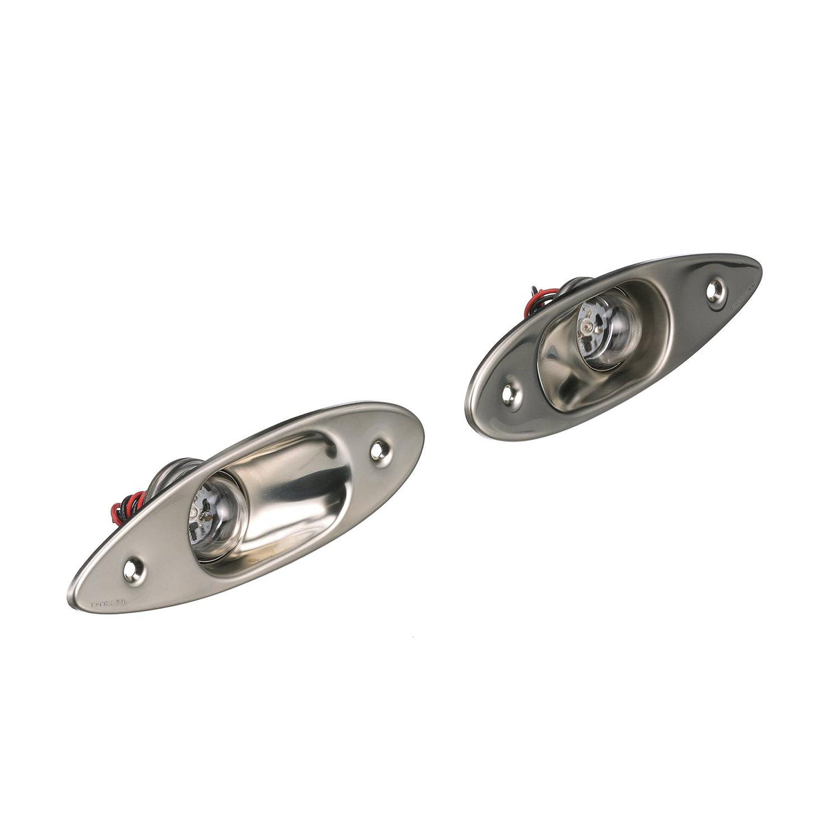 Seachoice 02151 Stainless Steel LED Side Light, Boat Navigation, 1 Red Light, 1 Green Light