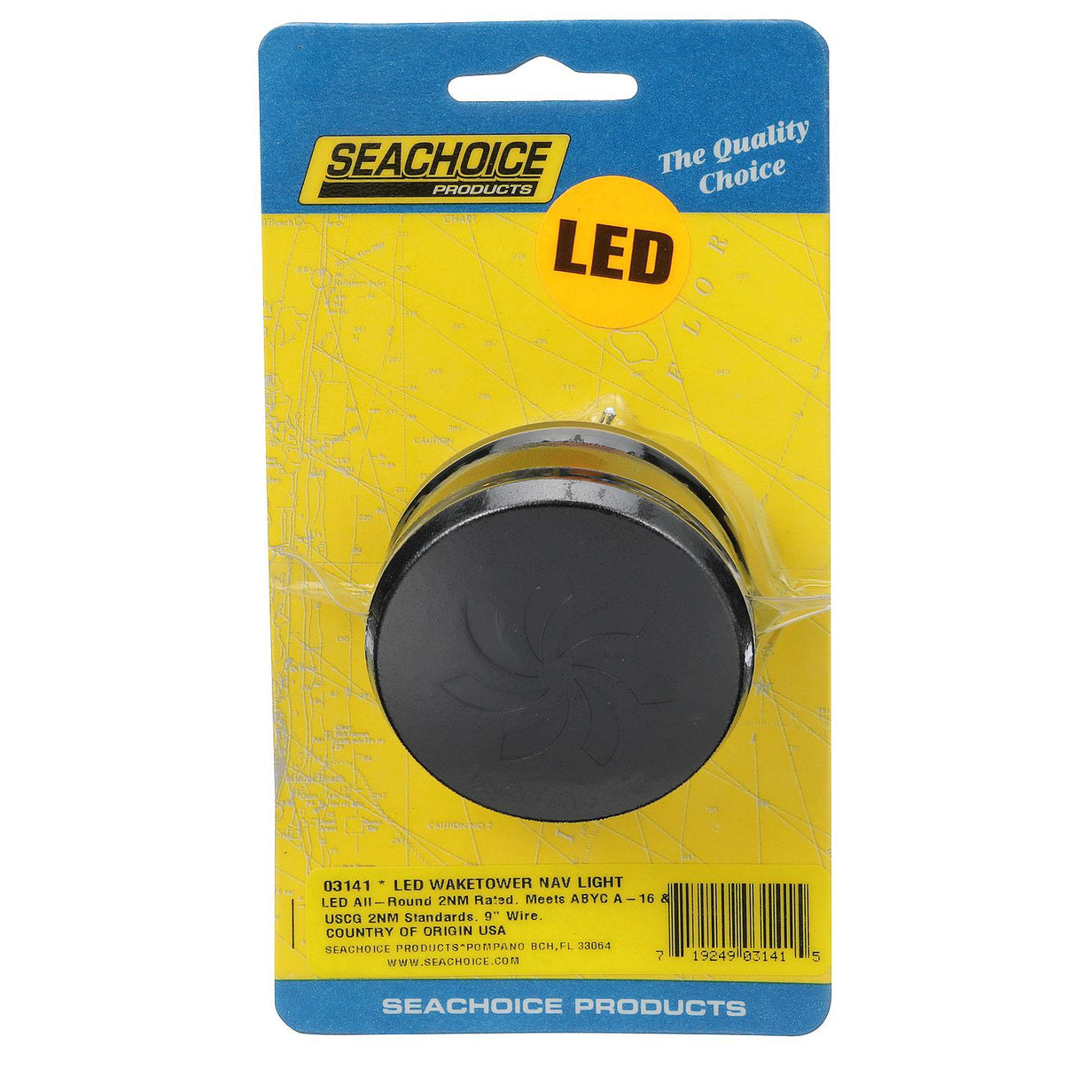 Seachoice 03141 LED All-Round Waketower Light, Boat Navigation