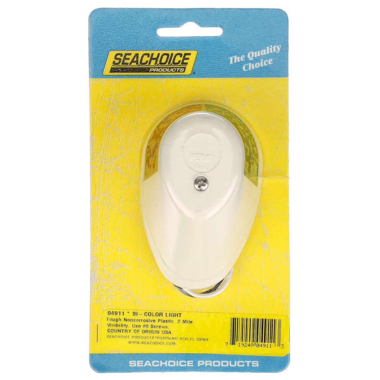 Seachoice Bow Light Marine Navigation, Horizontal Mount, Bi-Color, for Boats Under 39 Feet