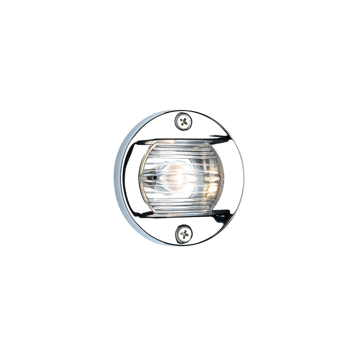 Seachoice Round Navigation Transom Light w/ Stainless Steel Flange, 3 In., Vertical Surface Mount