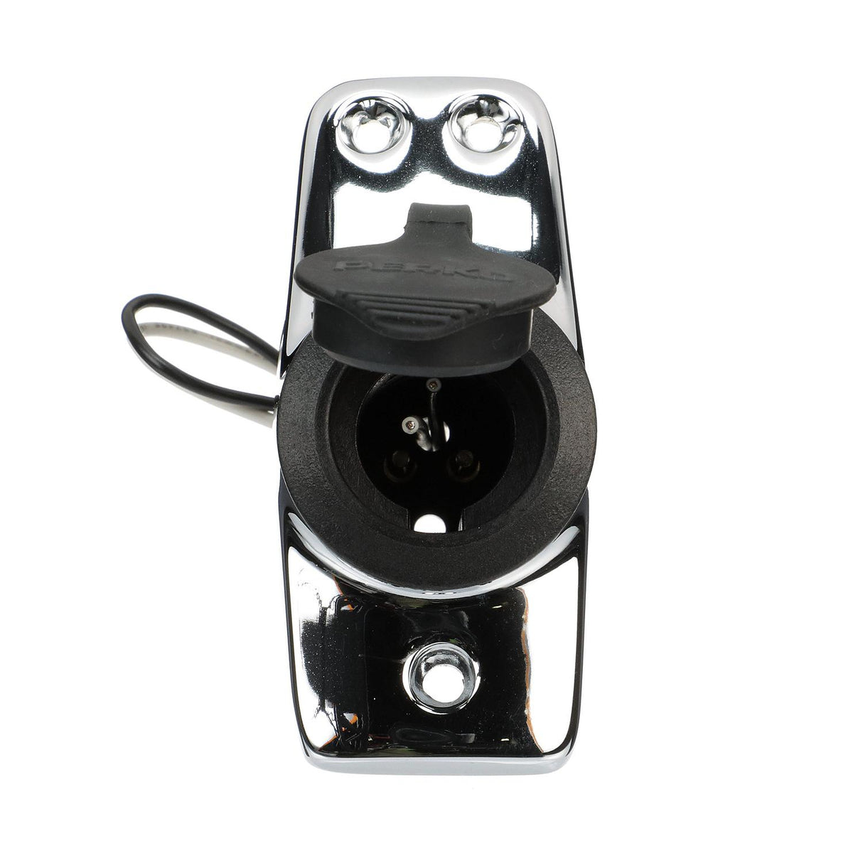 Seachoice 08261 Chrome-Plated Spare Light Base Assembly, Plug In, Waterproof Snap-On Cover