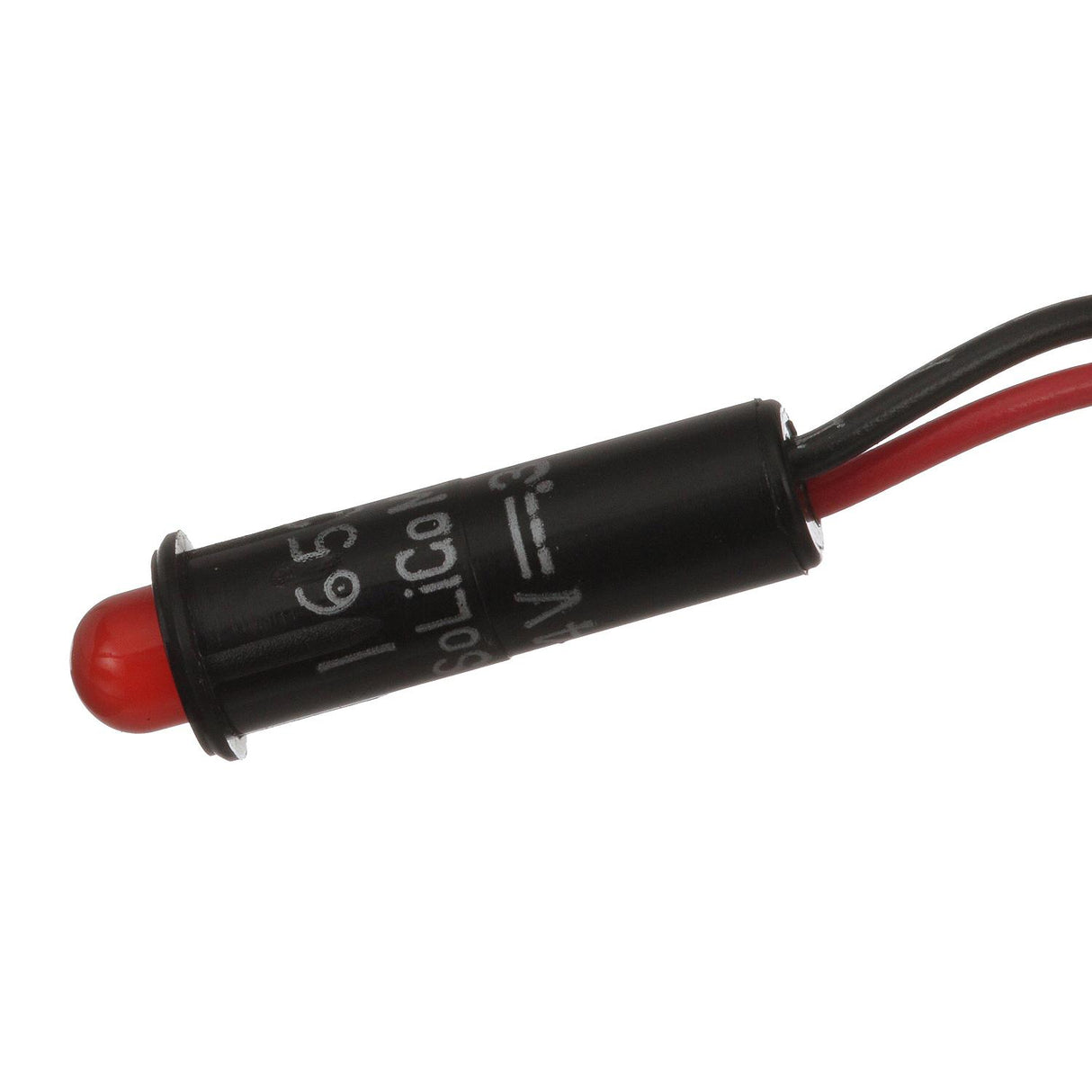 Seachoice LED Red Indicator Light, 14V, 6 in. Lead Wires, 1/4 in. Light