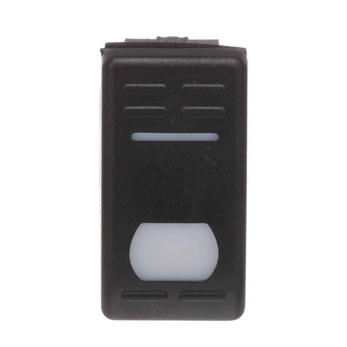 Seachoice Illuminated Rocker Switch, SPST, 3 Terminal, On/Off, Black