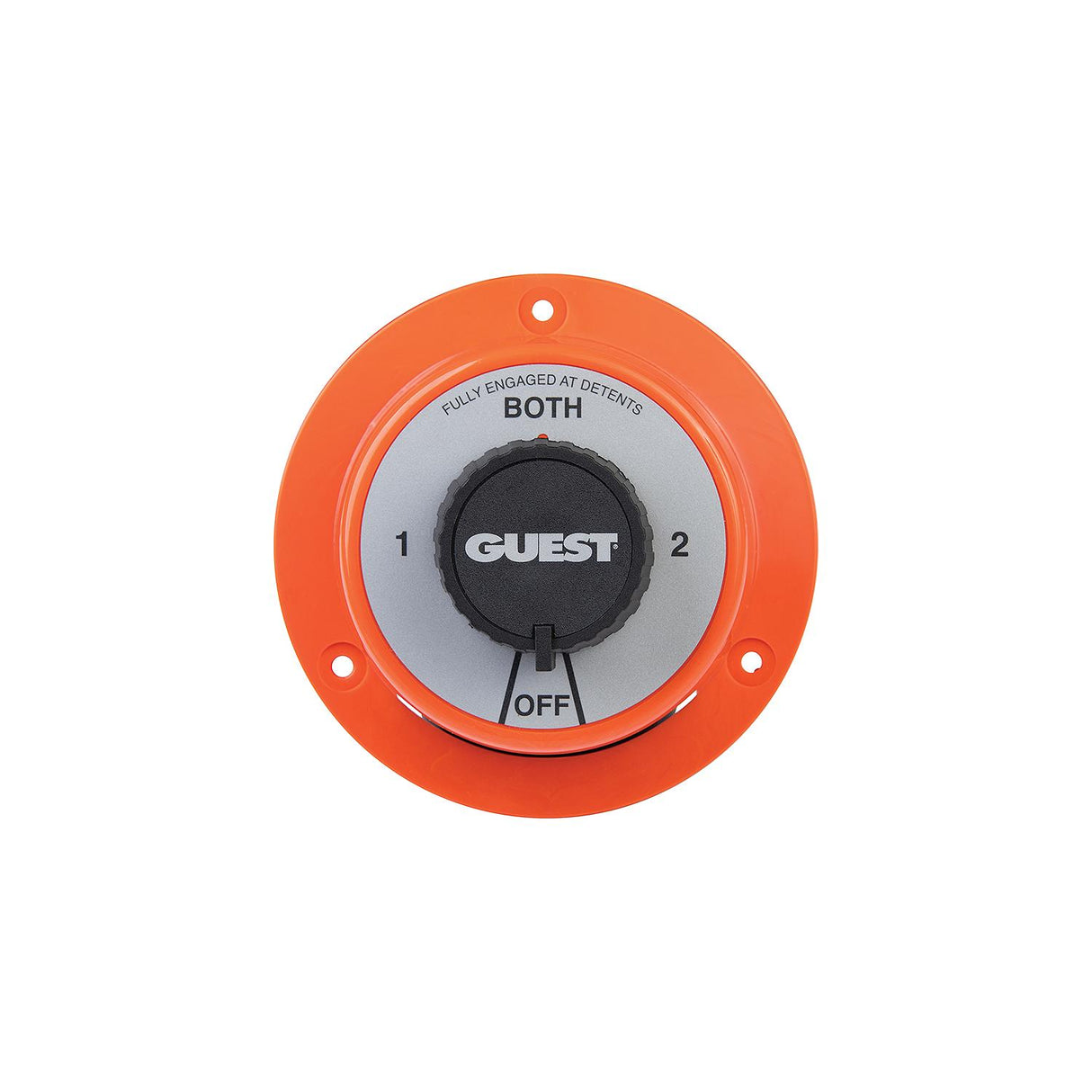 Seachoice 11504 Battery Select Switch, 4 Positions 1/2/Both/Off, 5-1/2 in. Dia. X 2-5/8 in. High