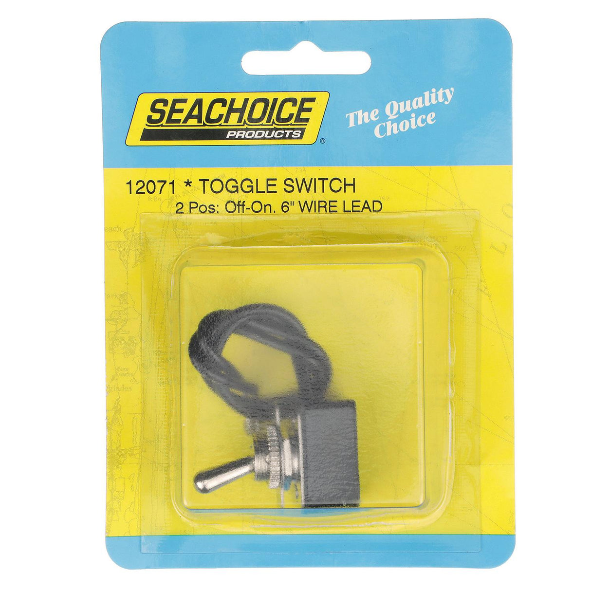 Seachoice 2-Position Heavy Duty Toggle Switch, On/Off, 6 in. Wire Leads
