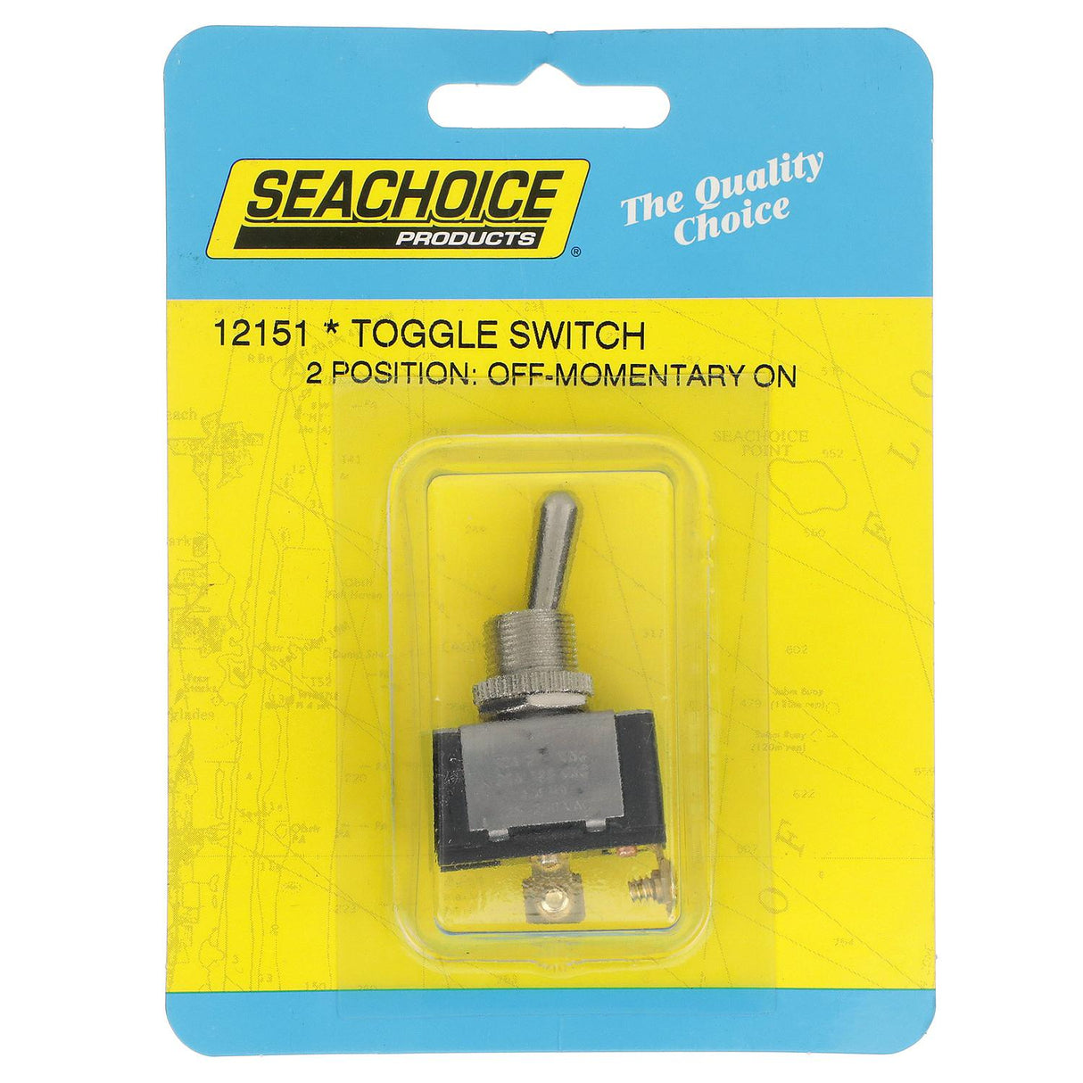 Seachoice 2-Position Heavy Duty Toggle Switch, Off/Momentary On