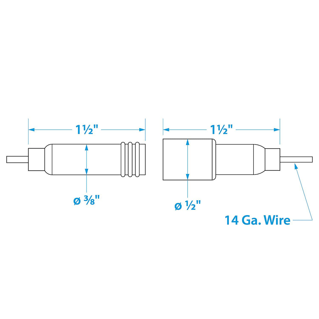 Seachoice in-Line Fuse Holder with Fuse, Waterproof, 10 Amp Fuse