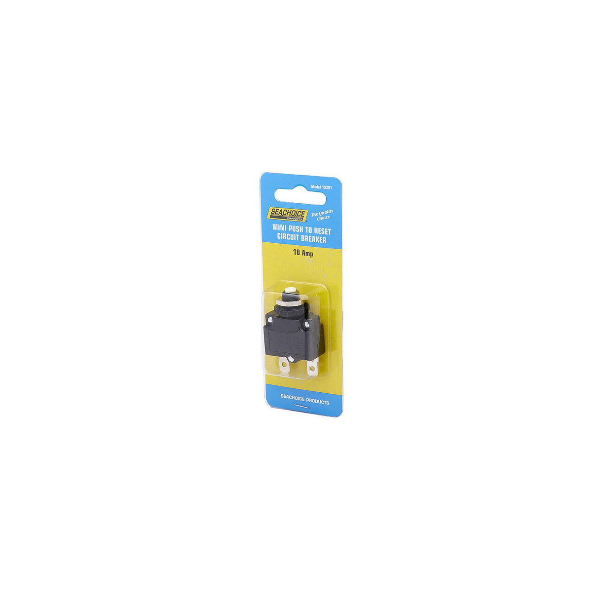 Seachoice Mini Push to Reset Circuit Breaker, 10 AMP