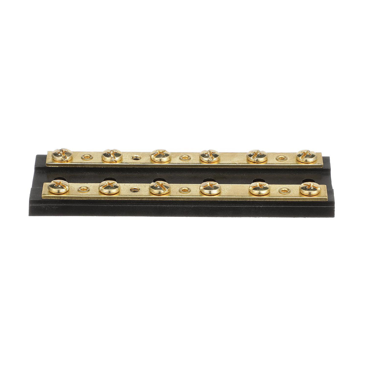 Seachoice Terminal Block, 6-Gang, Brass Clips and Contacts