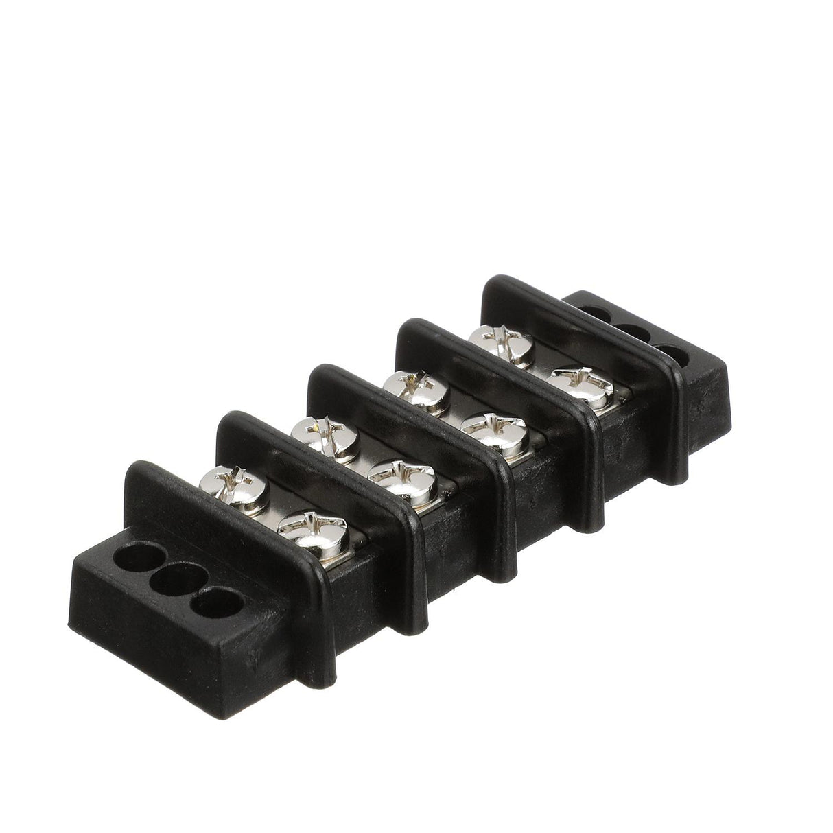 Seachoice 13561 Terminal Block, 4-Gang, Brass Clips and Contacts