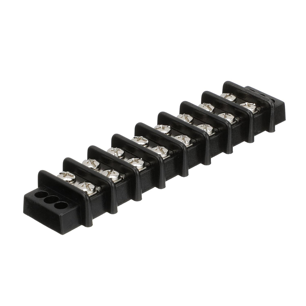 Seachoice 13581 Terminal Block, 8-Gang, Brass Clips and Contacts