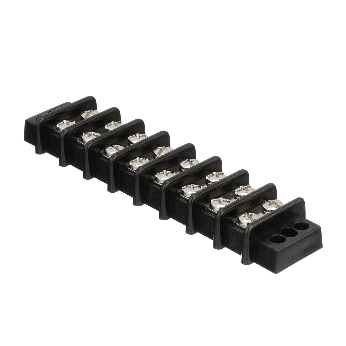 Seachoice 13581 Terminal Block, 8-Gang, Brass Clips and Contacts