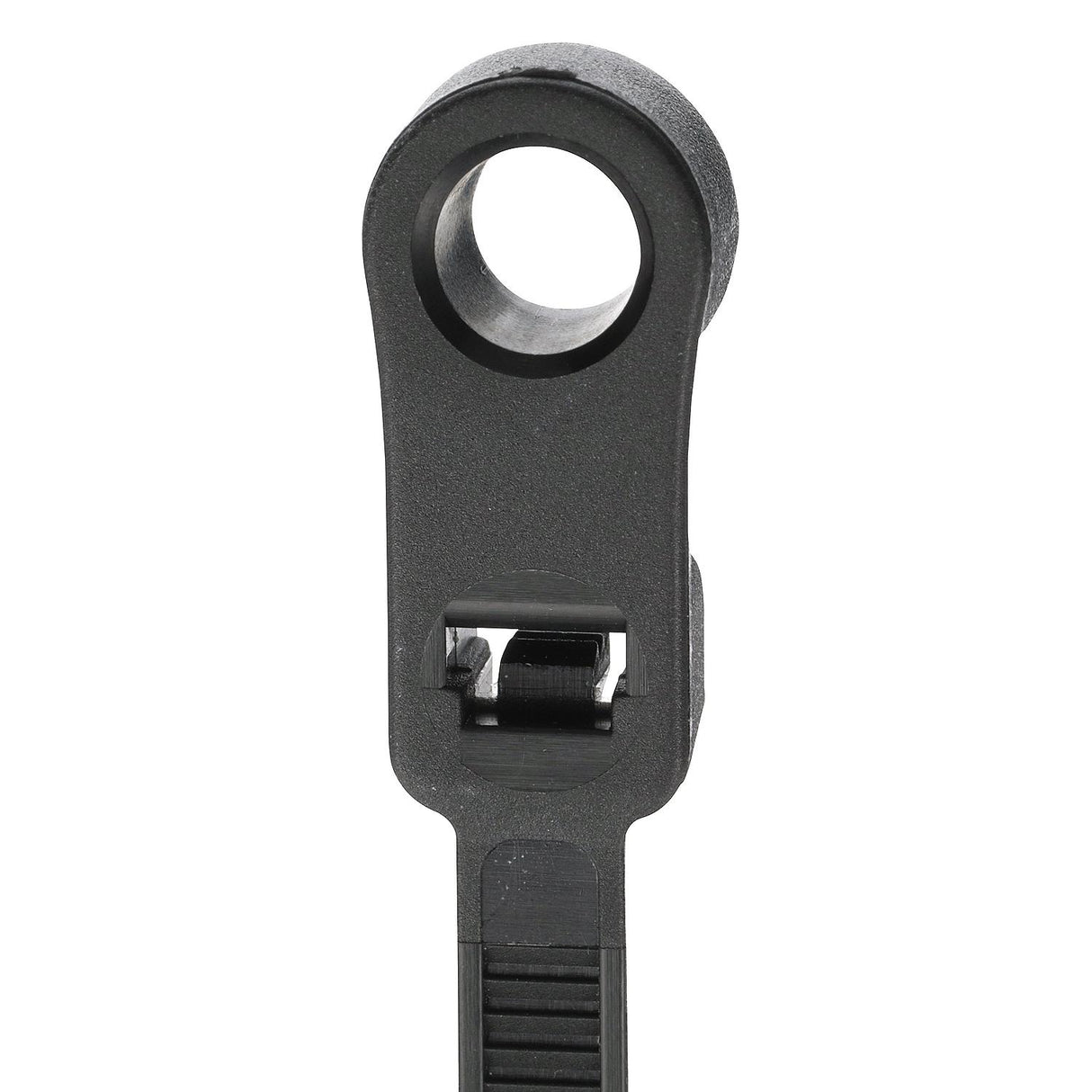 Seachoice 14171 Cable Ties, 8 In. Long, Mounting Design, 50 Lbs. Max Load, UV Black, Pack of 100