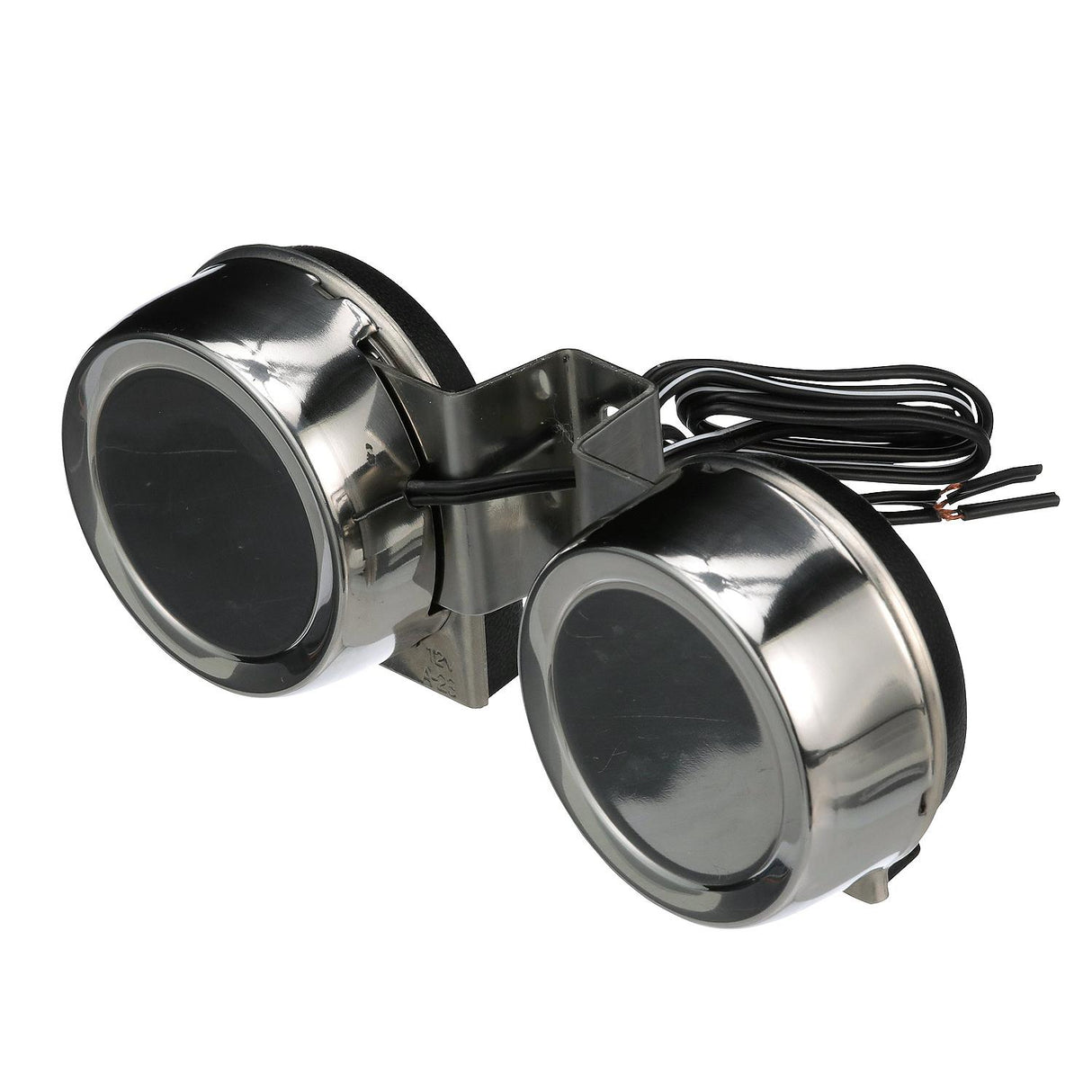 Seachoice 14521 Compact Electric Horns, 108 dB, Twin Horns w/ Stainless Steel Covers, 12V DC Power, 8 Amp