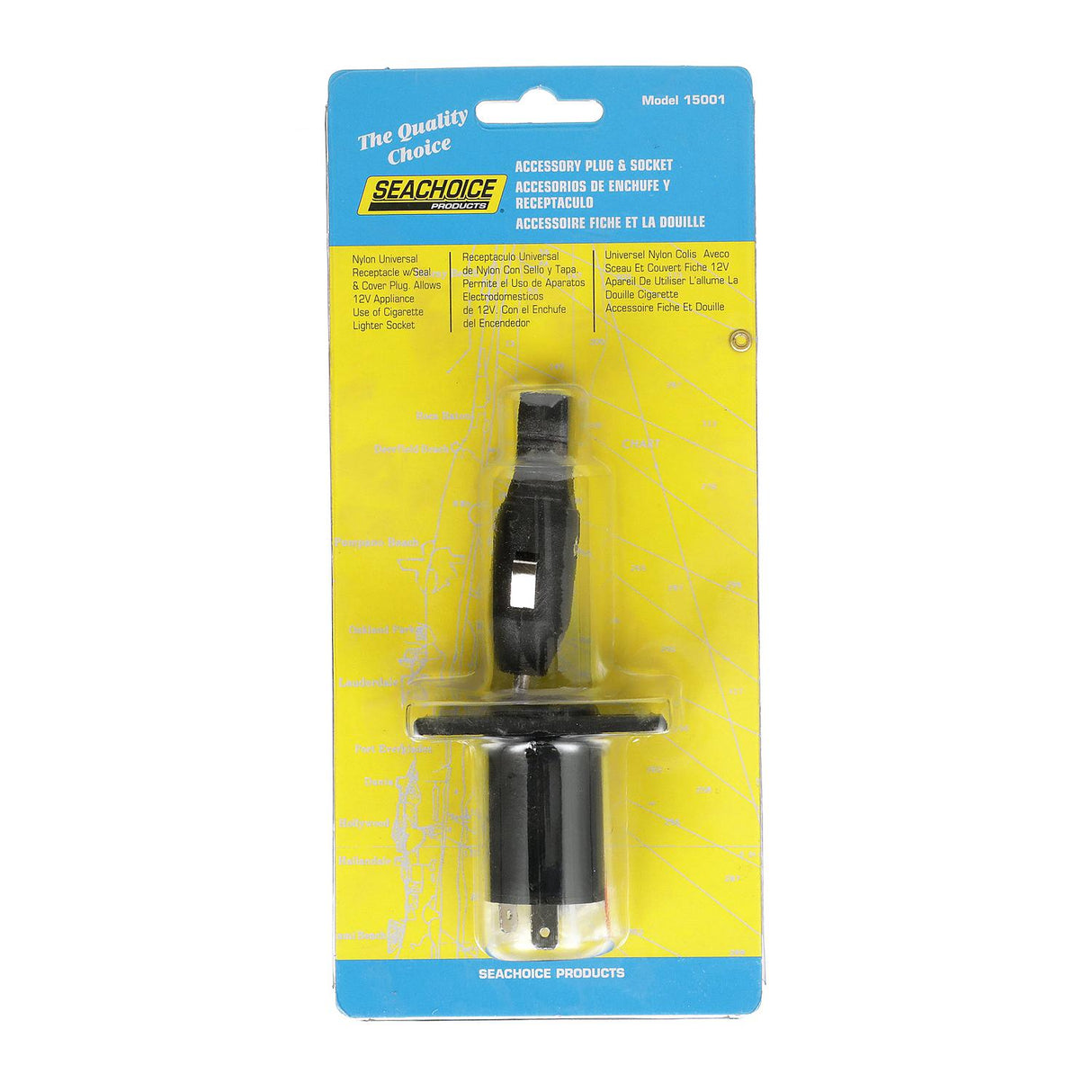 Seachoice Accessory Plug and Socket, 12V Spotlight