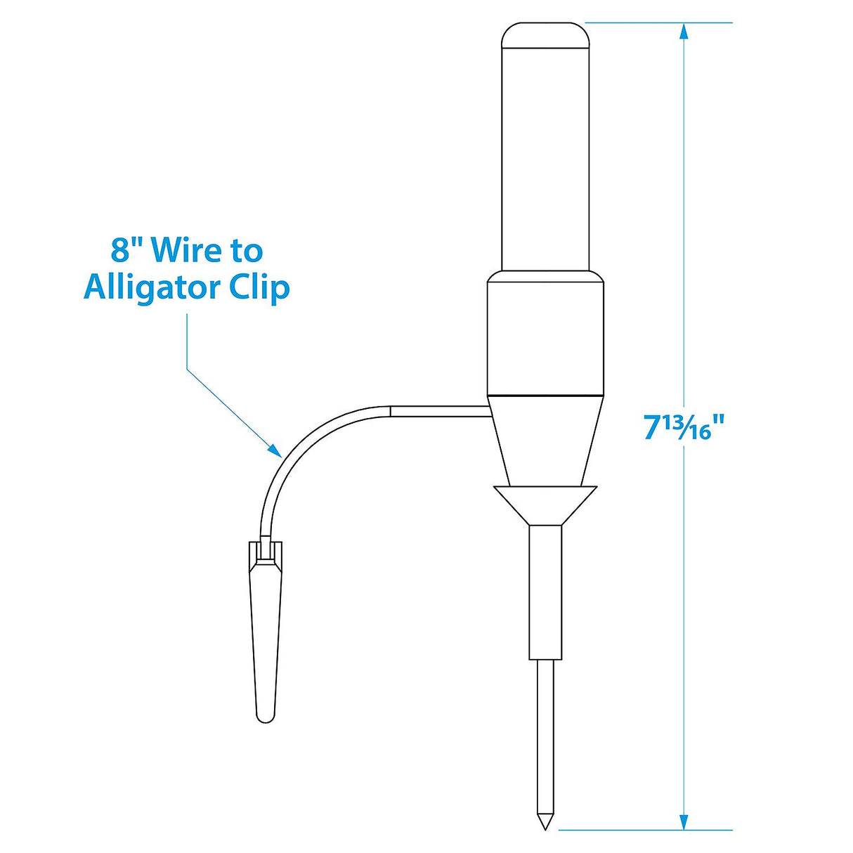 Seachoice Circuit Tester, 6V or 12V, Includes 8-Inch Wire w/ Alligator Clips