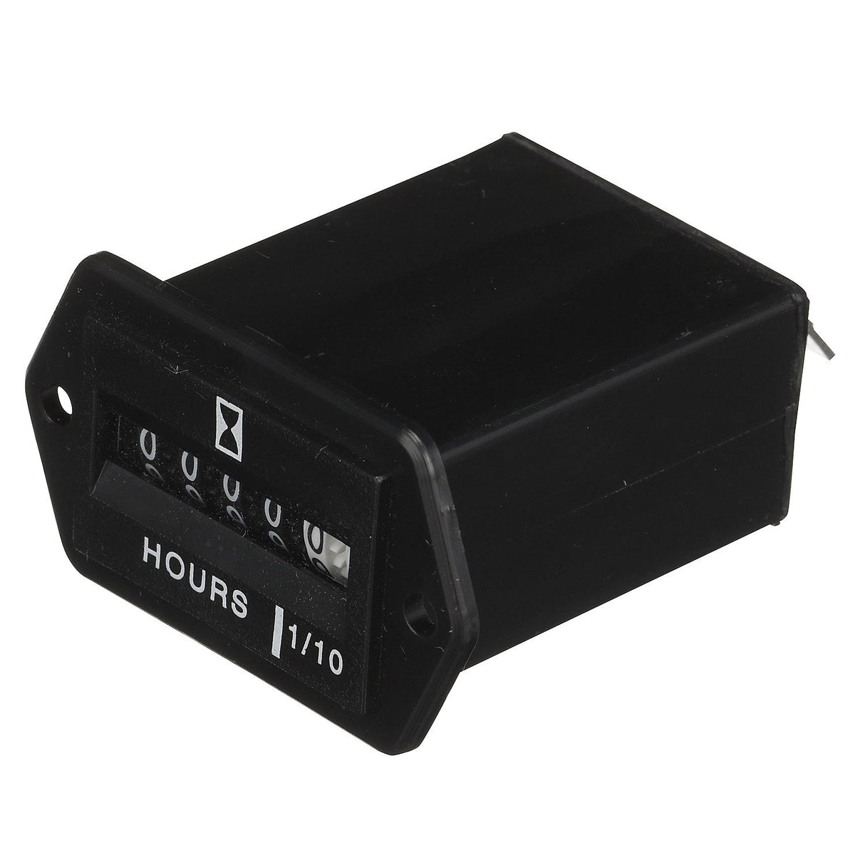 Seachoice 15321 Hourmeter Gauge for Boats, Rectangular, Black