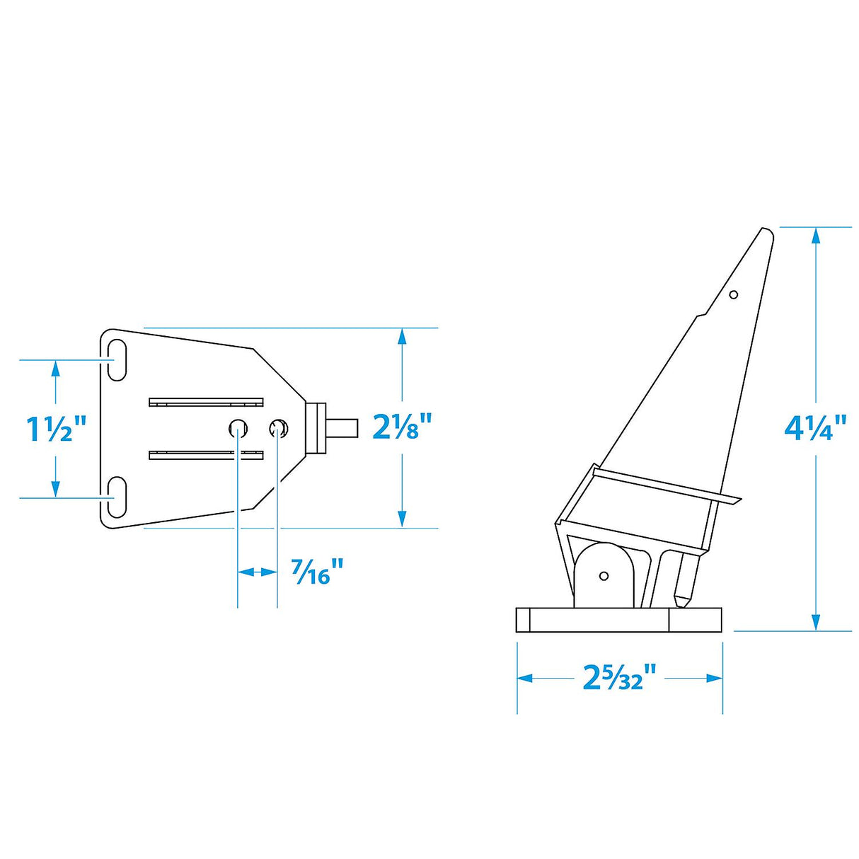 Seachoice Universal Marine Speedometer Pitot Tube, White Finish