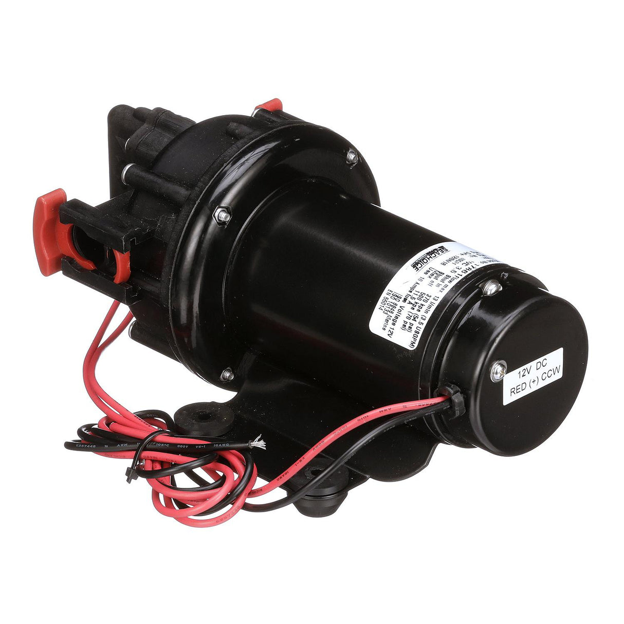 Seachoice Wash Down System Pump, 3.5 GPM Max @ 41 PSI, 12V DC, Includes Spray Nozzle and Inlet Strainer
