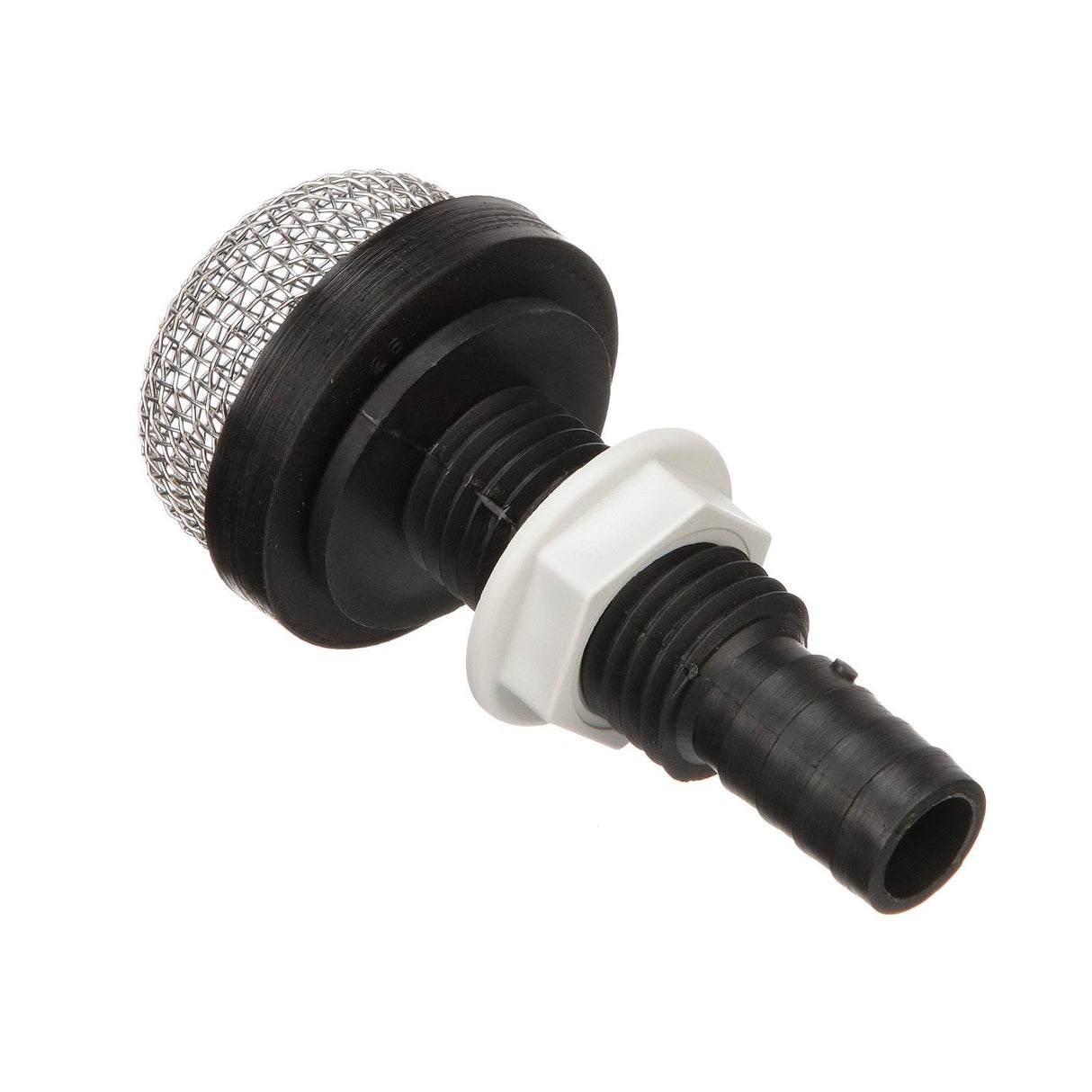 Seachoice Thru-Hull Strainer Mount With Aerator Screen, Fits 3/4 In. Hose