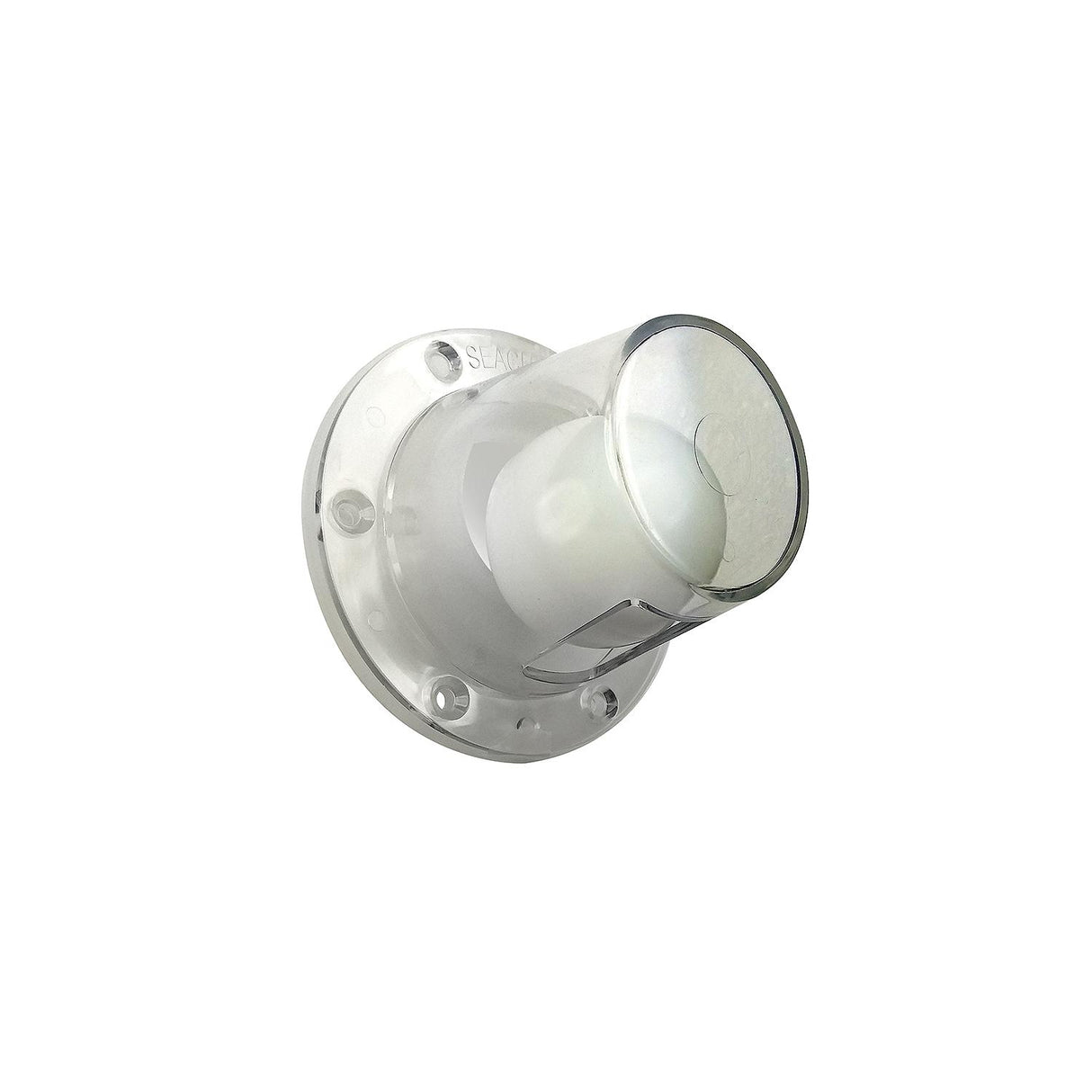 Seachoice Self-Bailing Scupper, Large, Clear, Fits 1.5-3 In. Openings