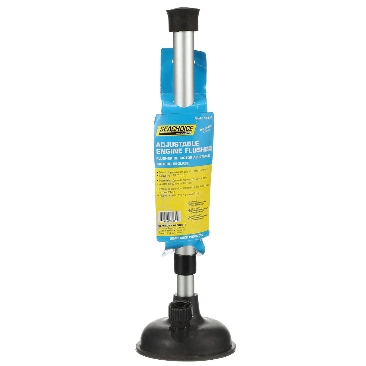 Seachoice Adjustable Inboard Engine Flusher w/ Telescoping Shaft, Perfect For Hard to Reach Motors