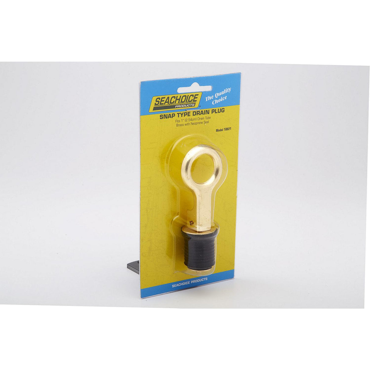 Seachoice Brass Drain Plug, 1 Snap