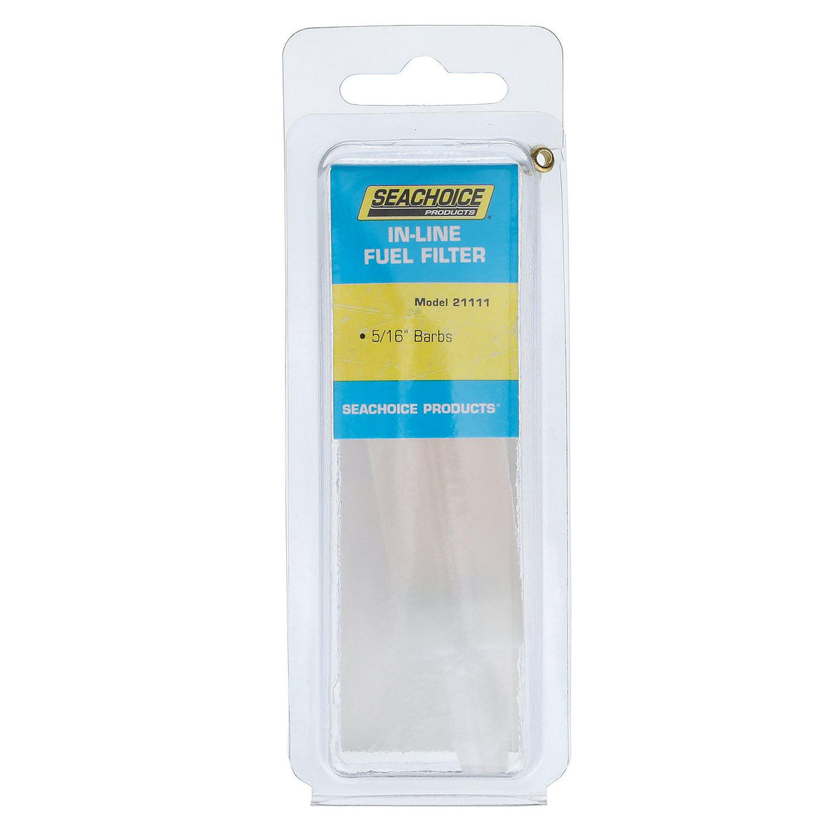 Seachoice in-Line Fuel Filter, 5/16 in., Plastic, Outboard, 20 Micron