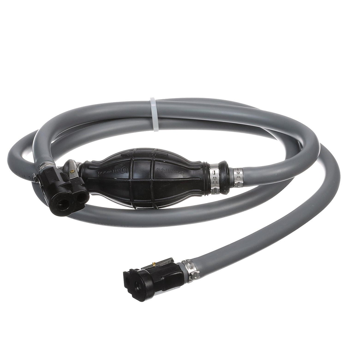 Seachoice 21391 Low Permeation Fuel Line Kit With High-Output Primer Bulb, Mercury, 3/8 In. X 7 Ft.