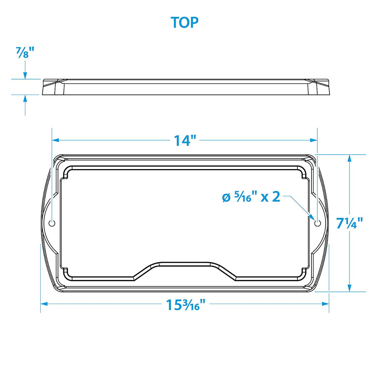 Seachoice Premium Durable Battery Tray, Fits Group 31 Batteries