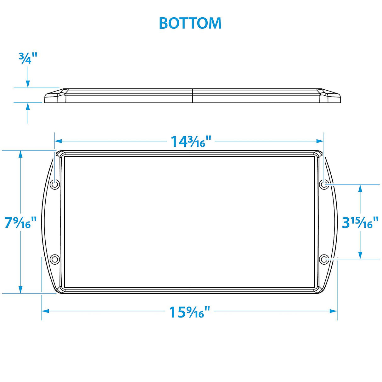 Seachoice Premium Battery Tray with Stainless Steel Hardware, 29 Series