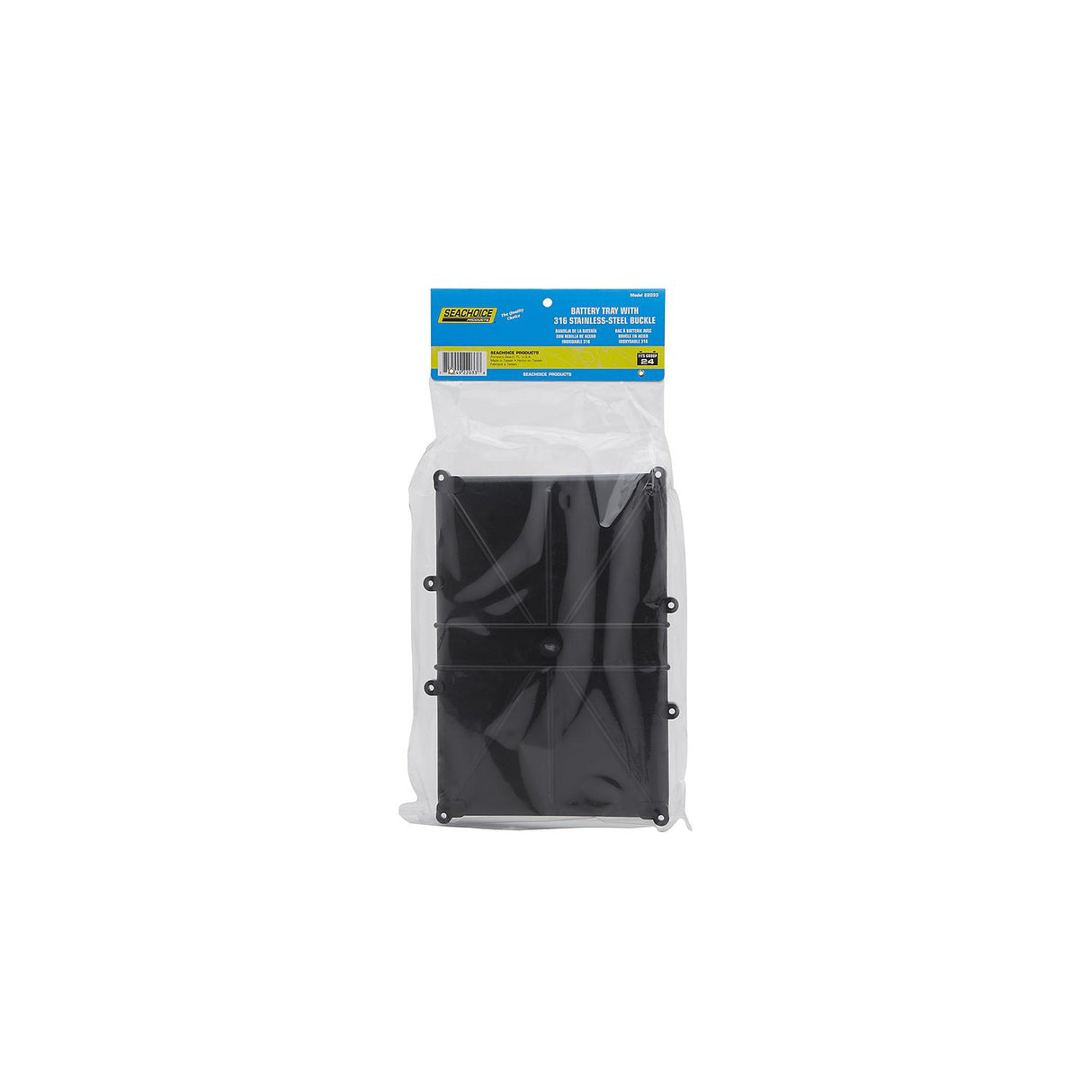 Seachoice Battery Tray with 316 Stainless Steel Buckle, 24 Series
