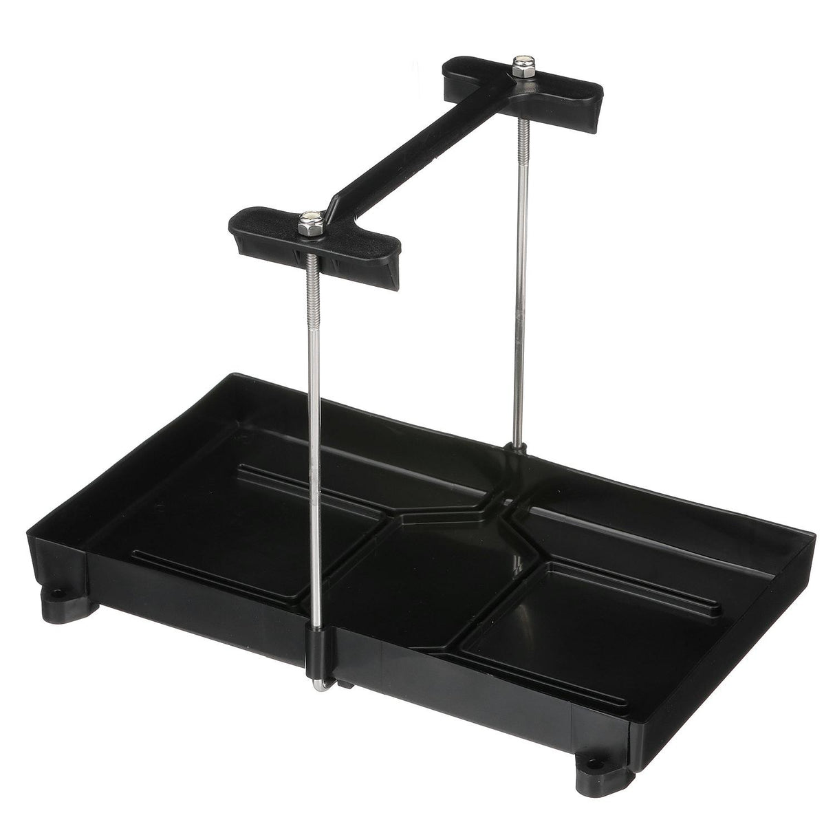 Seachoice USCG-Approved Marine Group 27 Series Hold-Down Battery Tray, Black