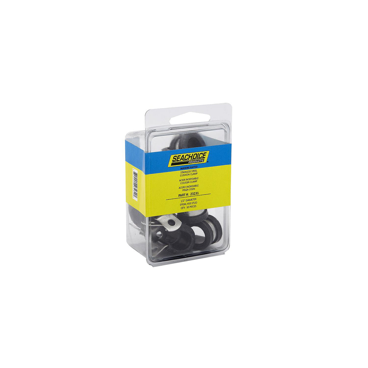 Seachoice Stainless Steel Cushion Cable Clamp, 1/2 In.