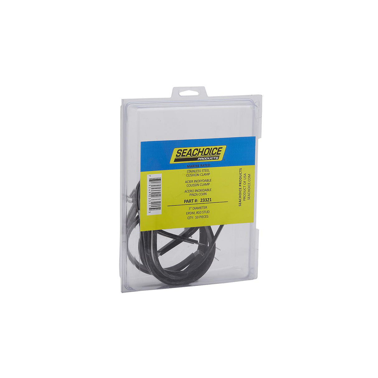 Seachoice Stainless Steel Cushion Cable Clamp, 3 In.
