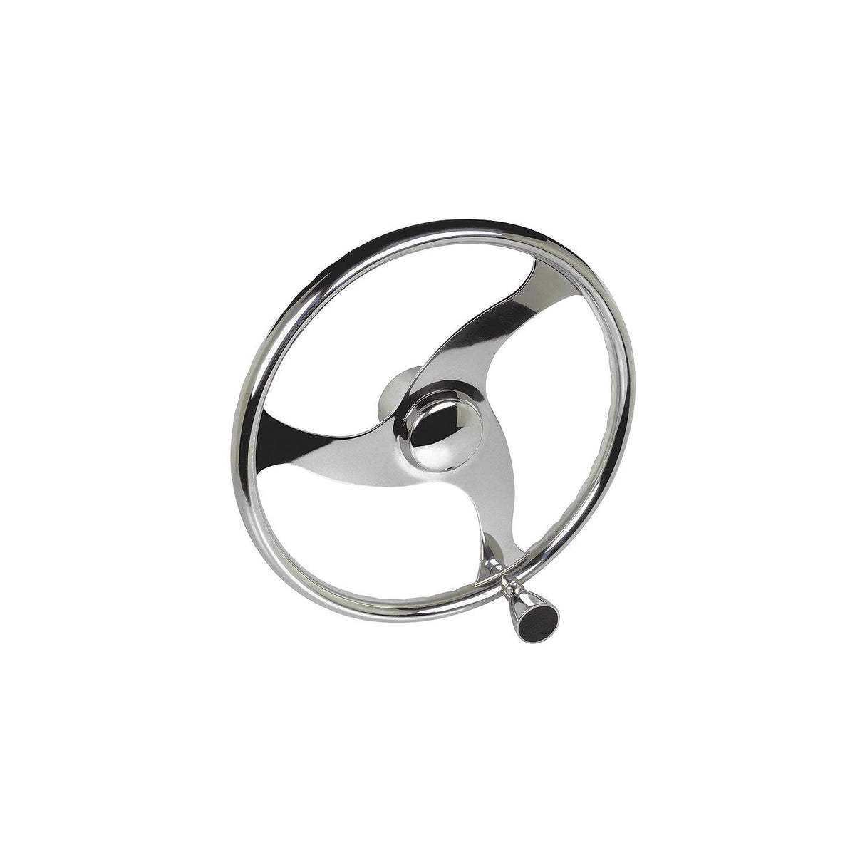 Seachoice 28611 13-1/2 In. Stainless Steel Steering Wheel w/ Knob