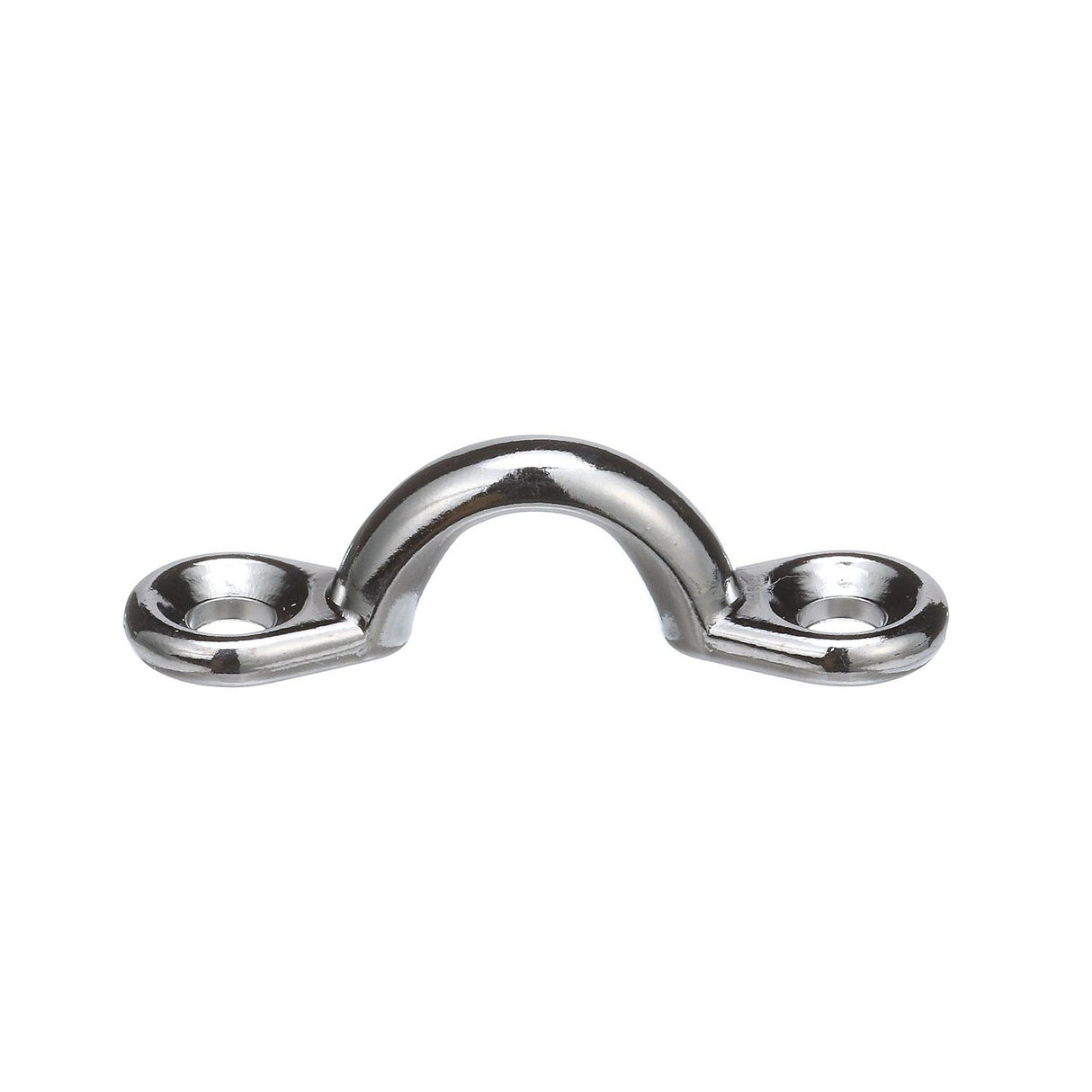 Seachoice Multi-Purpose Chrome-Plated Zinc 3/8 in. Eye Straps, Set of 4