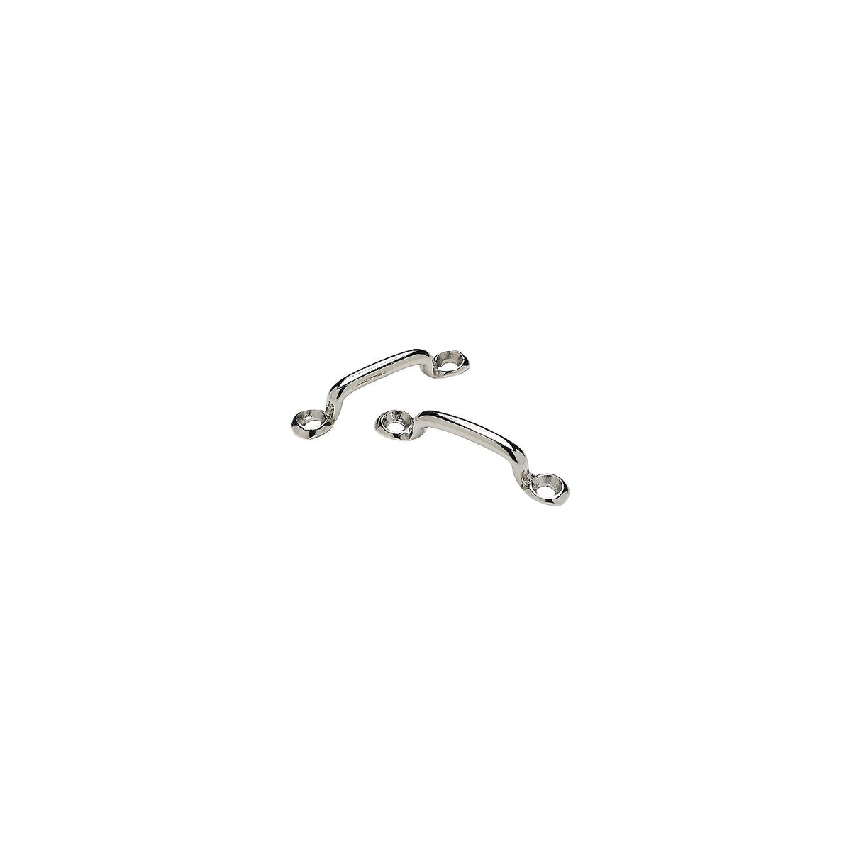 Seachoice Multi-Purpose Nickel-Plated Brass 1-7/32 In. Eye Straps, Set of 4