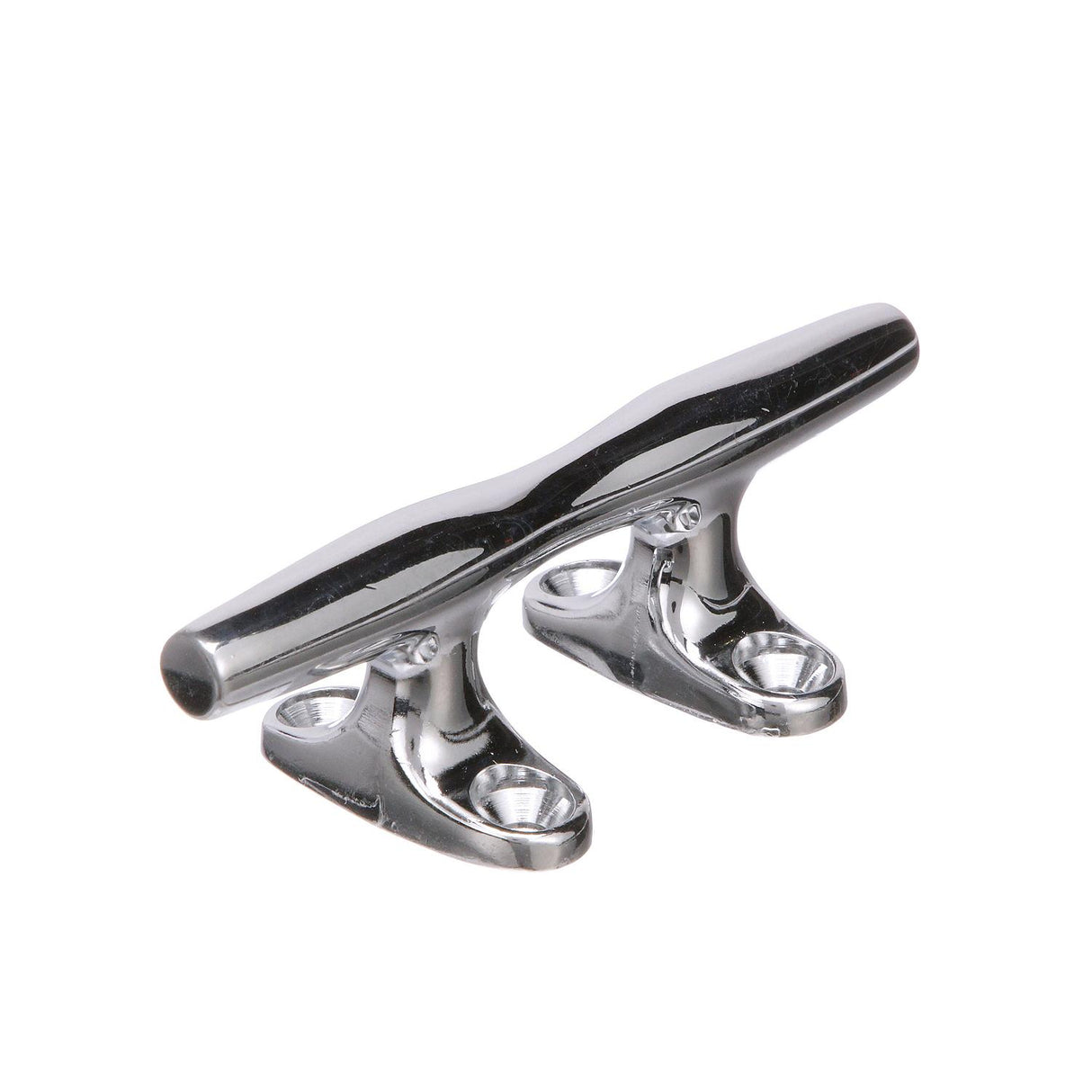 Seachoice Hollow Base Cleat, Chrome-Plated Zinc, 4 in. Long