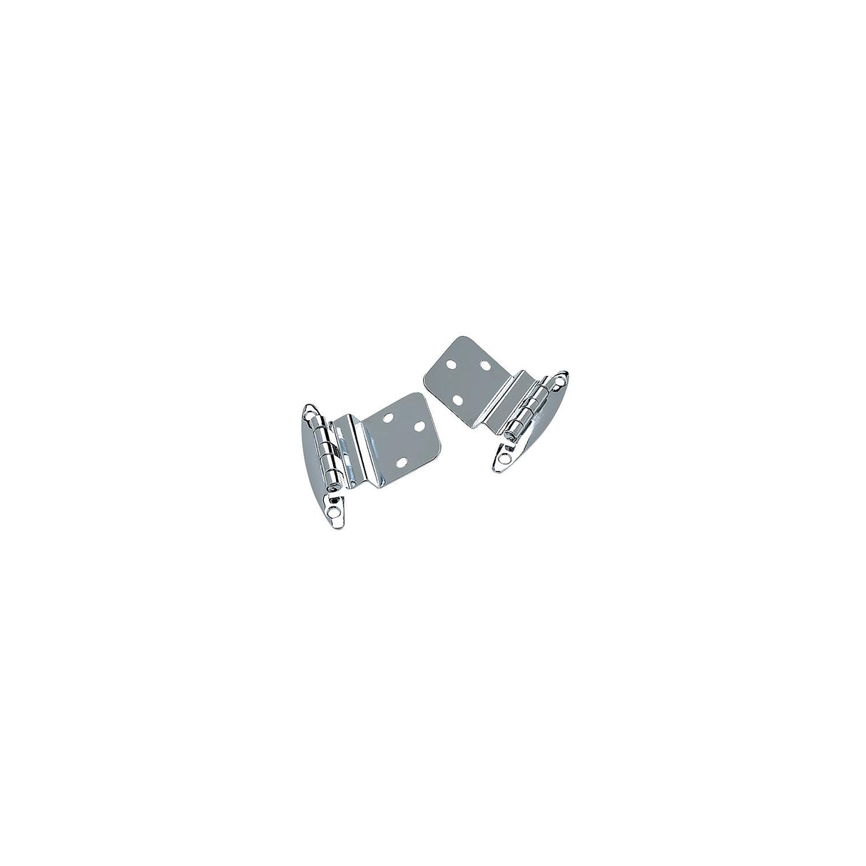 Seachoice Inset Hinges w/ 3/8 in. Inset, Chrome-Plated Brass, 2-3/4 in. X 2-1/8 in., Pack of 2