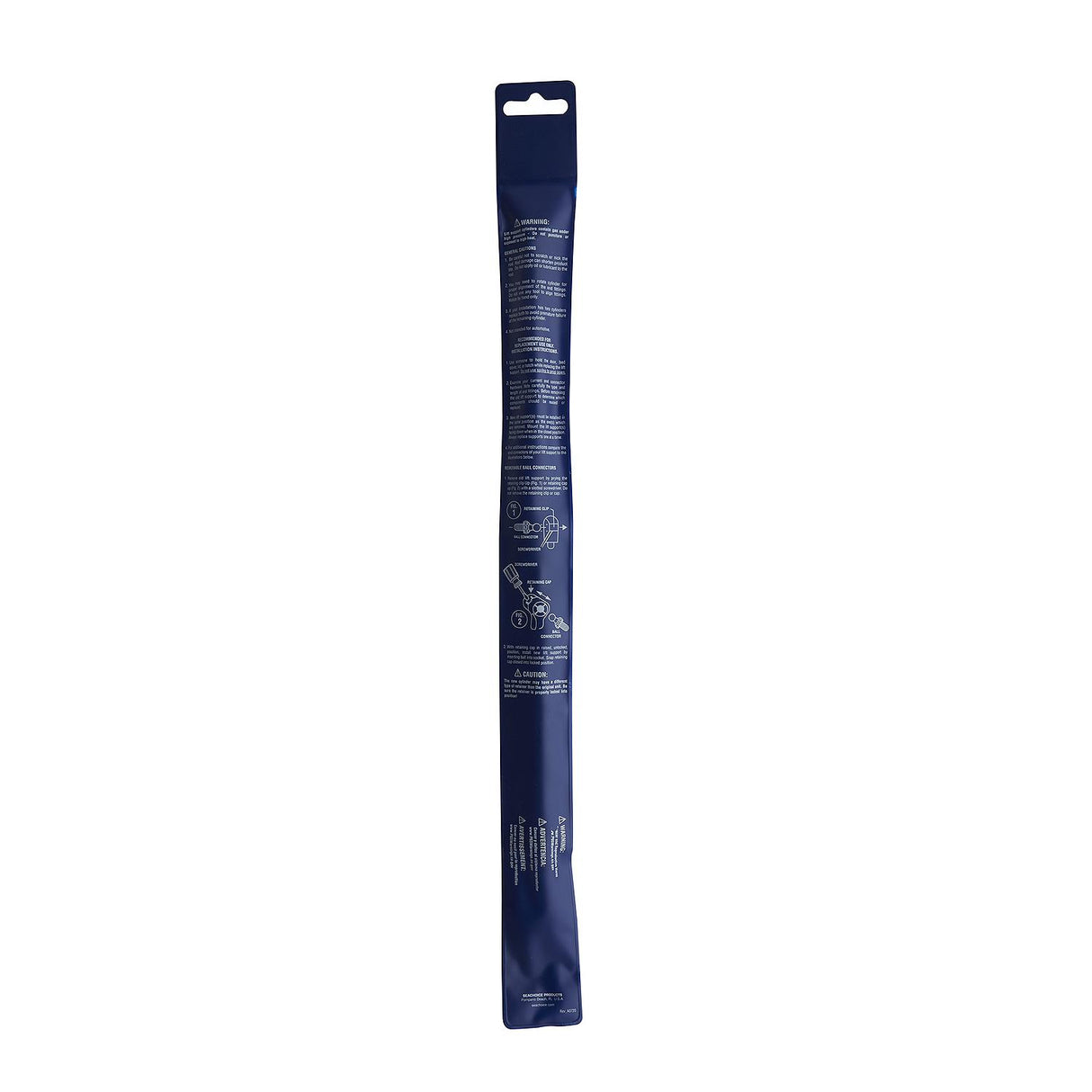 Seachoice Black Gas Spring, 15 In. Compressed-9.5 In. Extended, 60 Pounds of Force
