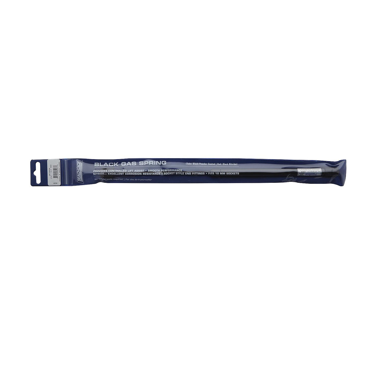 Seachoice Black Gas Spring, 17.2 In. Compressed-10.2 In. Extended, 30 Pounds of Force
