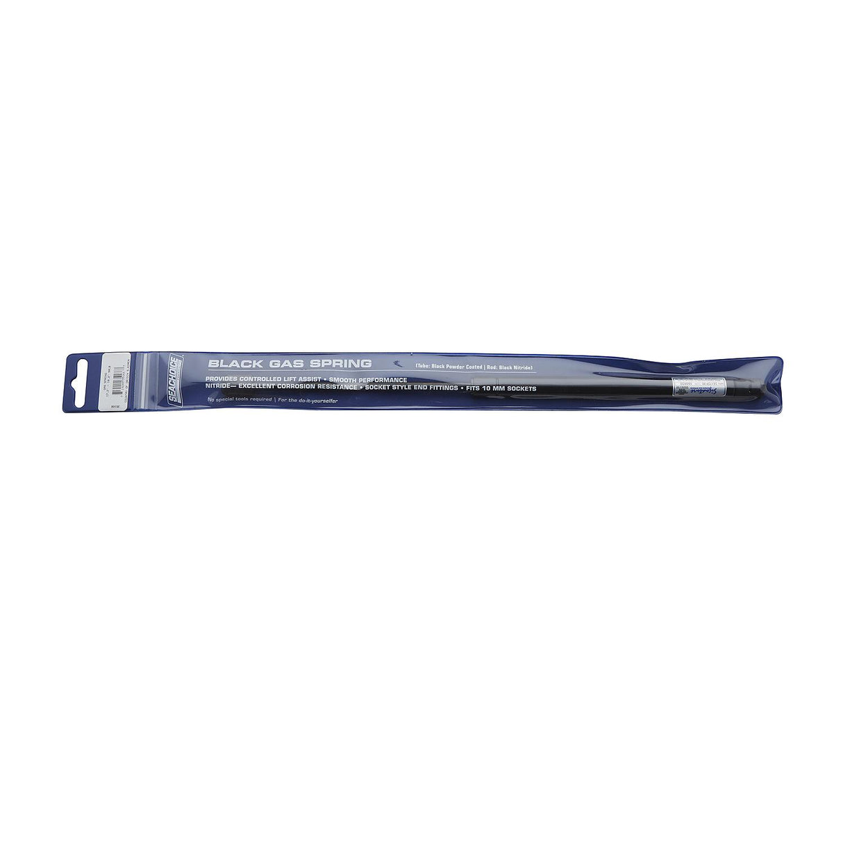 Seachoice Black Gas Spring, 17.2 In. Compressed-10.2 In. Extended, 90 Pounds of Force