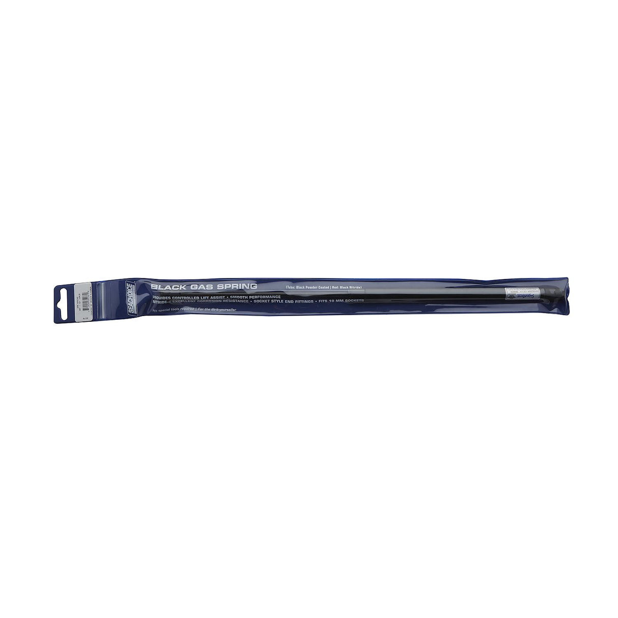 Seachoice Black Gas Spring, 20 In. Compressed-12 In. Extended, 120 Pounds of Force